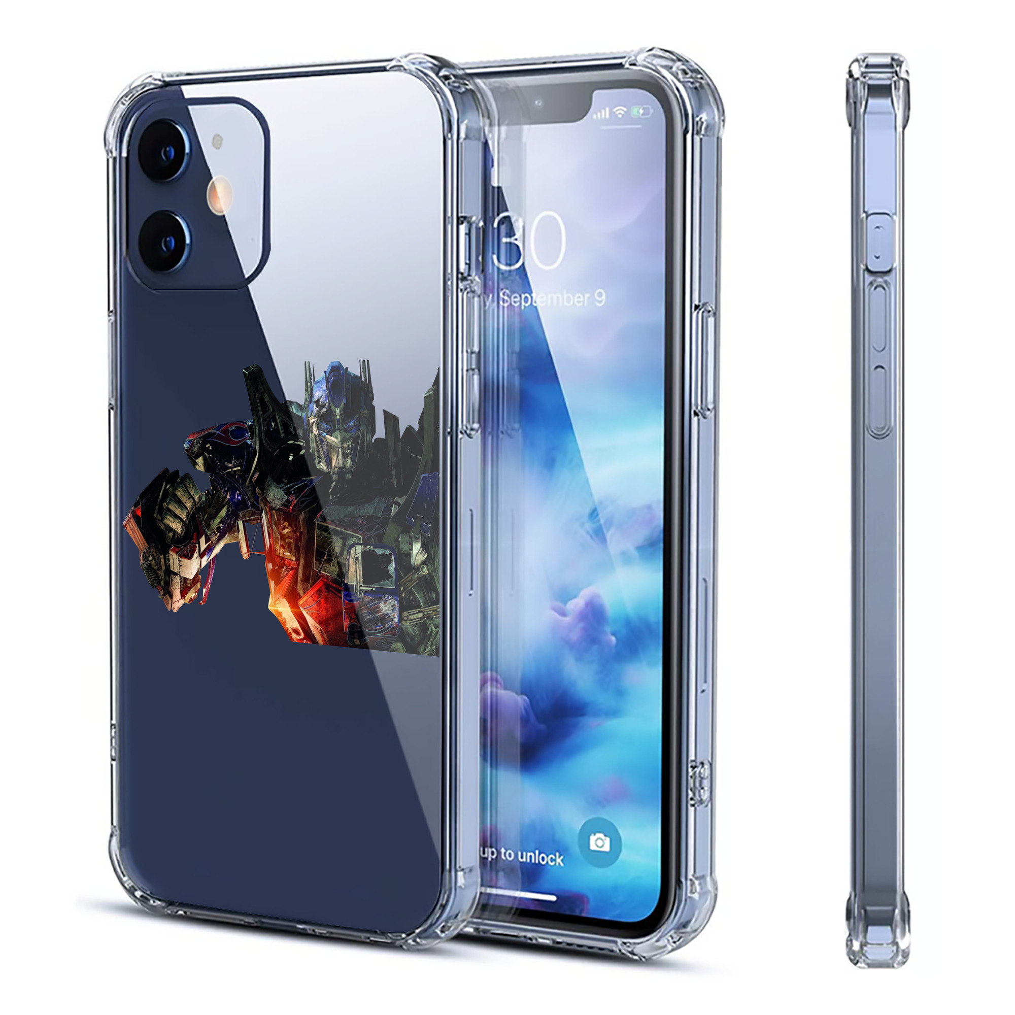 （画像用）  【iPhone 12シリーズ対応】透明スマホケース（クリアソフトケース）